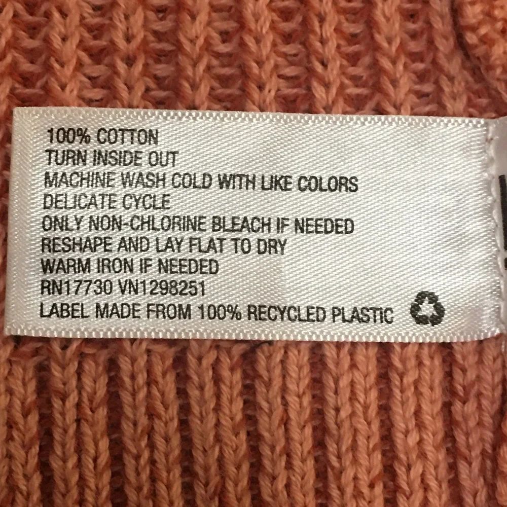 Universal Thread Cardigan Women XS Pink Cotton Shaker Knit Open Front Pocket